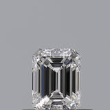 0.37 carat Emerald diamond E VVS1 