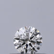 0.24 carat Round diamond F IF Excellent