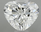 0.42 carat Heart diamond H  SI1