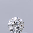 0.25 carat Round diamond E VVS2 Excellent