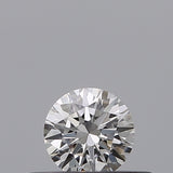 0.23 carat Round diamond D  VVS2 Excellent