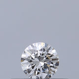 0.21 carat Round diamond D IF Excellent