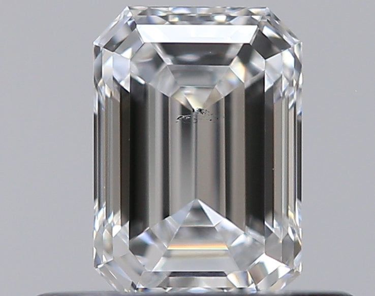 0.41 carat Emerald diamond D SI1 