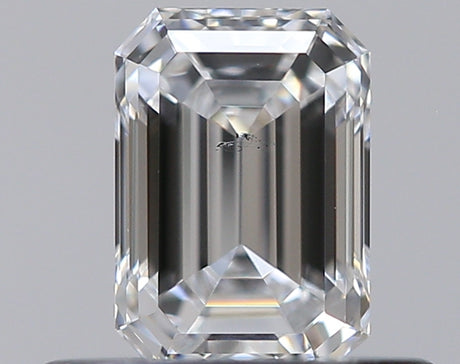 0.41 carat Emerald diamond D SI1 
