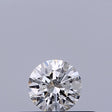 0.21 carat Round diamond E IF Excellent