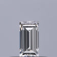 0.24 carat Baguette diamond F IF 