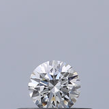 0.19 carat Round diamond G IF Excellent