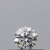 0.18 carat Round diamond D VVS2 Excellent