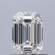 0.81 carat Emerald diamond F IF Excellent