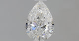 0.50 carat Pear diamond F VVS2 