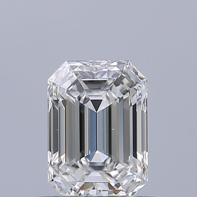 0.55 carat Emerald diamond E VS2 