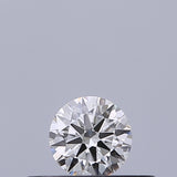 0.20 carat Round diamond F VVS1 Excellent