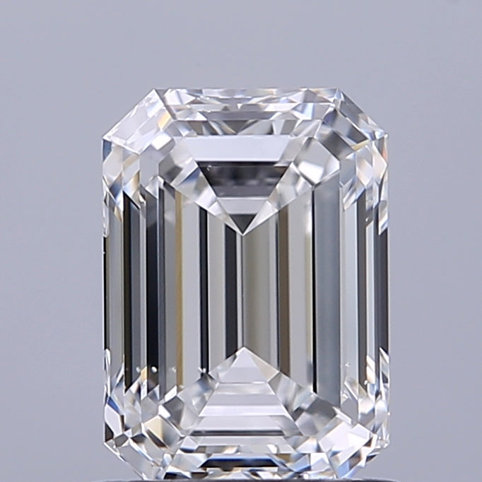 1.00 carat Emerald diamond E VS2 