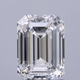 1.00 carat Emerald diamond E VS2 