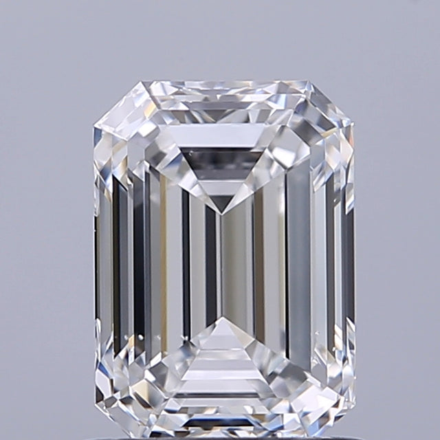 1.00 carat Emerald diamond E VS2 