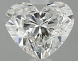 0.90 carat Heart diamond H SI2 