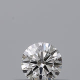 0.19 carat Round diamond E  VVS2 Excellent