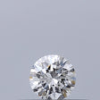 0.18 carat Round diamond E VVS2 Excellent