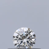 0.18 carat Round diamond F IF Excellent