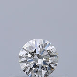 0.24 carat Round diamond F VVS2 Excellent