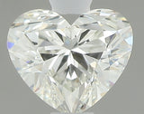 0.53 carat Heart diamond J IF 