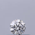 0.18 carat Round diamond E IF Excellent