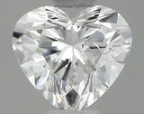 0.31 carat Heart diamond F SI2 