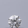0.18 carat Round diamond E IF Excellent
