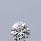 0.19 carat Round diamond G IF Excellent