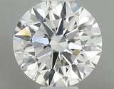 0.37 carat Round diamond K  VVS2 Excellent