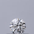 0.18 carat Round diamond E VVS2 Excellent