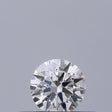 0.19 carat Round diamond D VVS1 Excellent