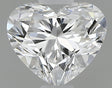 0.61 carat Heart diamond D VVS2 