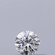 0.18 carat Round diamond D IF Excellent
