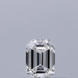 0.23 carat Emerald diamond E IF 