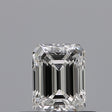 0.37 carat Emerald diamond E VVS2 