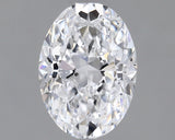 0.90 carat Oval diamond D SI2 