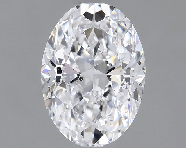 0.90 carat Oval diamond D SI2 