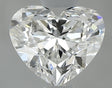 0.71 carat Heart diamond F SI1 