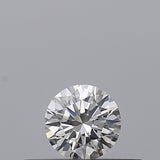 0.19 carat Round diamond E VVS2 Excellent