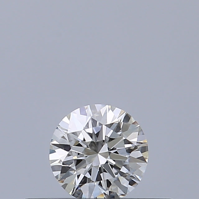 0.22 carat Round diamond F VVS1 Excellent