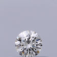 0.21 carat Round diamond F IF Excellent
