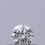 0.21 carat Round diamond F VVS1 Excellent