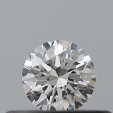 0.22 carat Round diamond F  VVS1 Excellent