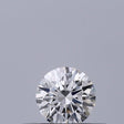 0.18 carat Round diamond D VVS2 Excellent
