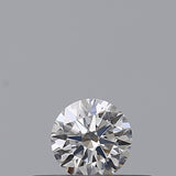 0.18 carat Round diamond D  VVS2 Excellent