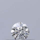 0.18 carat Round diamond E VVS1 Excellent