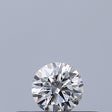 0.18 carat Round diamond D VVS2 Excellent