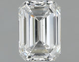 1.41 carat Emerald diamond D VS2 