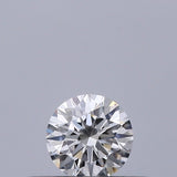 0.19 carat Round diamond E VS2 Excellent